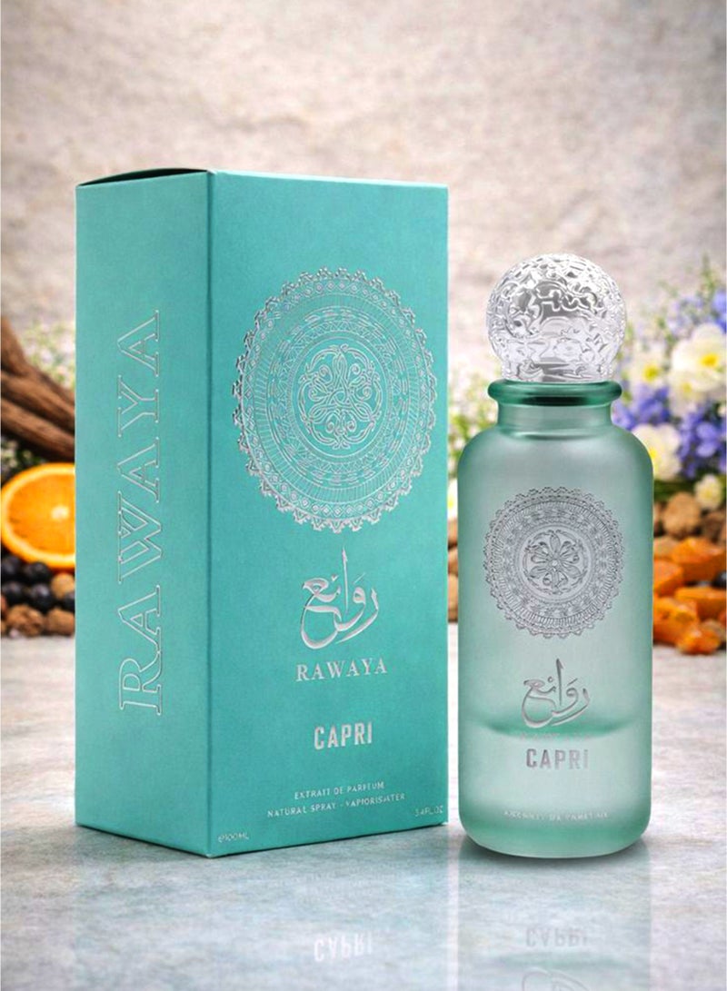 OUDI Luxury Unisex Perfume Oudi Rawaya Capri Extrait De Parfum 100ml | Luxury Unisex Perfume with Musky, Powdery & Vanilla Accords | Long Lasting Fragrance for Men & Women - Image 5